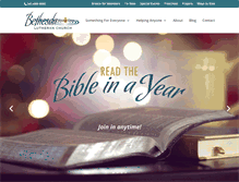 Tablet Screenshot of bethesdalutheranchurch.com